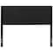 Flash Furniture Melbourne Metal Upholstered Queen Size Headboard in Black Fabric HG-HB1717-Q-BK-GG - alternate 10